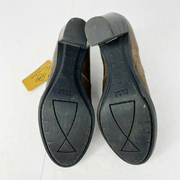 Palladium PLDM Ankle Boots Size 39 US 7.5 Heeled Booties Brown Leather New NWT - Picture 5 of 6